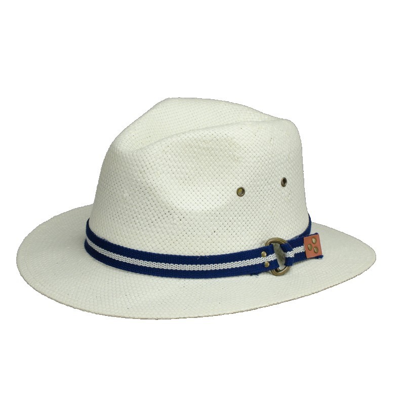 Sombrero Indiana Connery de celulosa con cinturón